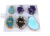 Amazon Hot Sale 25pcs DIY Jewelry Crystal Pendant Epoxy Mold Set Resin Casting Silicone Mold