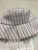 Spring New Fashion Casual Bucket Hat, Bucket Hat, All Cotton Linen Vertical Stripe Hat Edge Pull Beard Bucket Hat Hat