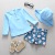 Korean-Style Two-Piece Swimsuit Boys' Children Sun Protection Hot Spring Suit Children's Swimsuit Surfing Suit Hooded