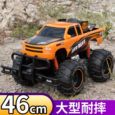 Retail Oversized Electric Remote Control off-Road Vehicle 2.4G High-Speed Climbing Drop-Resistant Big Foot Racing Boy Charging Toy