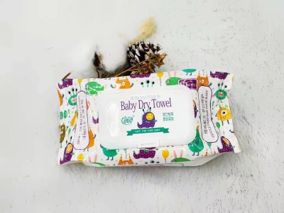 Baby Hand and Mouth Wipes Baby Butt Dedicated Portable with Cover Wet and Dry Dual-Use Newborn Baby Child Wipe