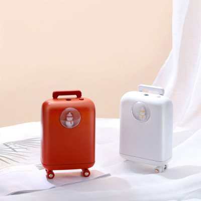 Boshang New Suitcase Humidifier Creative Snowman Mini Humidifier Household Colorful Night Lamp Air Purifier