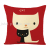 Linen Digital Printing Cat Pattern Pillow Cover without Core Sofa Living Room Cushions Car Back Pillow
