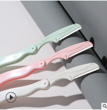 2Pc Folding Eye-Brow Knife