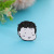 Alloy Epoxy Small Badge One Pair of Lovers Brooch New Cartoon Ins Fashion Boy Girl Raw Avatar Hairstyle