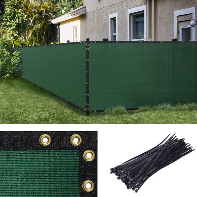 with Binding and Buttonhole, Durable, Suitable for Commercial and Residential Use, 90% Blocking, Including Cable Zip Ties