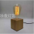 E27 Vintage Wooden Lamp Holder Antique Wooden Table Lamp with Switch Wire Solid Wood Lamp Holder Log Square Table Lamp