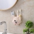 G01-542 Cute Creative Toothbrush Can Strong Suction Toothbrush Holder Toothpaste Bottle Storage Rack Plastic Bathroom Supplies