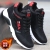 Sports Shoes Men's Winter Fleece Lined Padded Warm Keeping Cotton Shoes Men's Casual Fashion Shoes Leather Waterproof Non-Slip High Top Men's Shoes