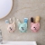 G01-542 Cute Creative Toothbrush Can Strong Suction Toothbrush Holder Toothpaste Bottle Storage Rack Plastic Bathroom Supplies