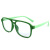 Children's Anti-Blue Ray Plain Glasses Mobile Phone Computer Goggles Eye Protection Children's Silicone Frame 