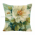 Chinese Flower Digital Printed Pillowcase Sofa Office Chair Backrest Bedroom Bedside Cushion Back Seat Cushion
