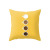 New Yellow Series Cartoon Plaid Pattern Pillow Cover Home Fabric Sofa Cushion Cushion Cover Customization