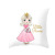 Cross-Border New Arrival Little Princess Series Peach Skin Fabric Pillow Cover Car Home Cushion Throw Pillowcase Wholesale Customization