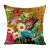 Linen Digital Printed Pillowcase without Core Support Custom Pattern Sofa Cushion Car Back Cushion