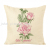 New Plain Linen Printed Pillowcase Sample Room Decoration Pillow Sofa Office Cushion Back Seat Cushion