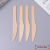 Transparent OPP Bag Multi-Purpose Bamboo Wooden Knife, Fork and Spoon Disposable Knife Fork Spoon Knife, Fork and Spoon DIY Personalized Cake Shop Utensils