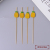 Fruit Label Decoration Disposable Strip Fruit Fork Home Kitchen KTV Bar Western Restaurant Fruit Toothpick Fruit Fork