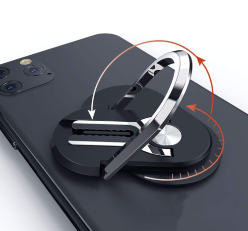 2-in-1 mobile phone fastened ring bracket universal air outlet car snap-on handset ring bracket