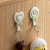 Z49-7765 Creative Lollipop Hook 2 Pack Simple Towel Rod Love Heart Bow Tie Household Wall Hook