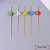 Fruit Label Decoration Disposable Strip Fruit Fork Home Kitchen KTV Bar Western Restaurant Fruit Toothpick Fruit Fork