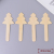 Creative Heart Doll Toy Trees Disposable Fruit Fork Children's Dessert Salad Fork Bamboo Wooden Fruit Toothpick Fruit Fork