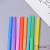 Disposable Artistic Straw Single Curved Creative Modeling Milk Tea Drink Juice Straw Color Transparent Factory Direct Sales