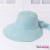 Women's Sun Hat Wide Brim Hat Beach Vacation Straw Hat Big Brim Bow Ribbon Fisherman Summer Sun Protection Sun Hat