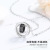 Beauty and Beast Couple Necklace Men and Women's One Pair Can Dual-Wear Valentine's Day Gift Two-Color Double Ring Necklace