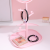 Cat Ear Monochrome HD Table Mirror Rotating Student Dormitory Makeup Mirror Dressing Table Creative Beauty Princess Mirror