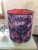 Storage Bucket Cotton Bucket Folding Mesh Bucket Spring Trash Can Toy Bucket Printing Fabric Sundries Container