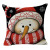 Amazon Custom Christmas Merry Christmas Snowman Linen Pillow Cover Office Cushion