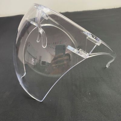 Anti-Droplet Mask Double-Sided Anti-Fog Transparent Splash-Proof Face Screen Integrated Glasses Blocc Face Shield