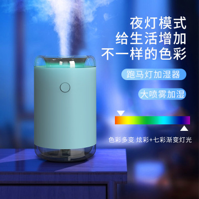 New Product Creative Colorful Light USB Portable Home Office Desktop and Car-Mounted Humidifier Mini Air Humidifier