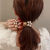 Korean Style Headdress Vintage Headband Women's Pearl Flower Rubber Band Macaron Hair Ring Hair Rope Internet Celebrity WeChat Supply Hair Accessories