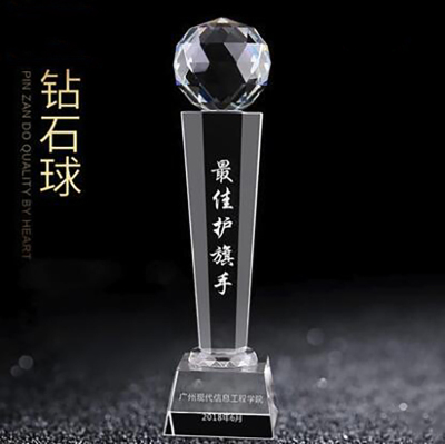 Crystal Trophy Dealer Licensing Authority Medal Customized Excellent Staff Leadership Competition Souvenir