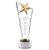 Crystal Pentagram Trophy Customized Gold Star Year-End Reward Enterprise Company Gift Souvenir Crystal Trophy