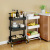 Trolley Rack Kitchen Floor Storage Bedroom Living Room Multi-Layer Movable Baby Products Storage Rack with Wheels