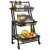 Kitchen Storage Rack Floor Multi-Tier Movable Bedroom Living Room Home Baby Products Folding Cart Storage Rack