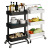 Trolley Rack Kitchen Floor Storage Bedroom Living Room Multi-Layer Movable Baby Products Storage Rack with Wheels