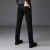[No Fading] High-End Pure Black Jeans Men's Straight Slim-Fit Stretch Trousers Spring, Autumn and Winter Tencel Cotton