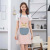 172 Waterproof and Oil-Proof Hand-Wiping Apron Printed Logo Customized Home Kitchen Cooking Household Women's Work Clothes