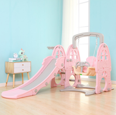 Slide Swing Combination Indoor Children Little Kids Baby Kindergarten Slide Combination Heighten and Thicken Gift