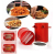 Jiffy Fries Multi-Function Kitchenware Potato Strip Cutter Chips Baking All-in-One Microwave Oven Fries Cup