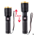 Cross-Border New Arrival P50 Strong Light Zoom Flashlight Power Display USB Charging Outdoor Lighting Power Torch
