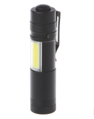 Mini Torch LED Outdoor Lighting Cob Strong Light Small Flashlight Rechargeable Long Shot Gift Flashlight