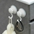 Z49-849 Creative Fashion Movable Seamless Single Hook Strong Creative Vacuum Sucker Hook Kitchen Bathroom