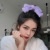 New Girl's Plush Knitted Big Bow Hairpin Korean Net Red Top Clip Sweet Hair Pin Korean Ins