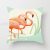 Flamingo Pattern Short Plush Digital Printed Pillowcase Sofa Living Room Pillows Car Back Factory Direct Sales