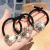 South Korea Dongdaemun New Fashion Simple Love Hair Band Black Hot Hair Accessories Internet Celebrity Ins Love Hair Rope